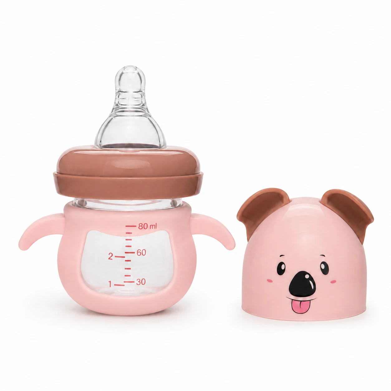 Kilkari Baby Feeding Bottle, glass, 80ml