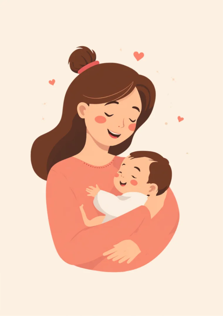 Mother holding her baby — Kilkari